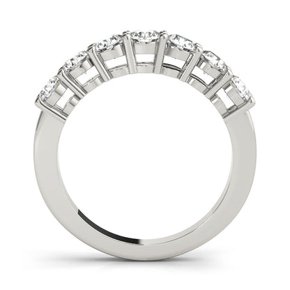 8 Stone Wedding Band