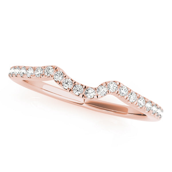Melaleuca Curved Wedding Band, product view 2 | Southern Star Diamonds