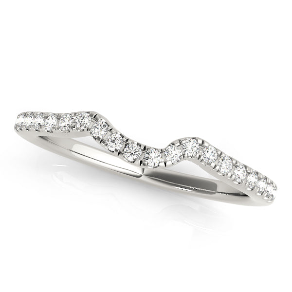 Boronia Curved Wedding Band, product view 3 | Southern Star Diamonds