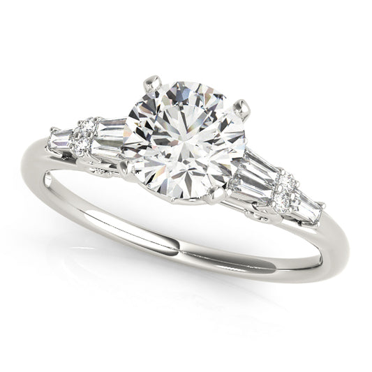Maireana Three Stone Engagement Ring - Front