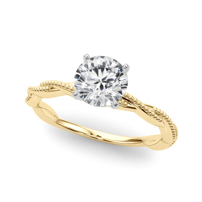 Adansonia Unique Engagement Ring - Yellow Gold