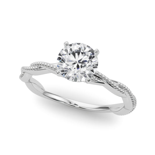 Adansonia Unique Engagement Ring - Front