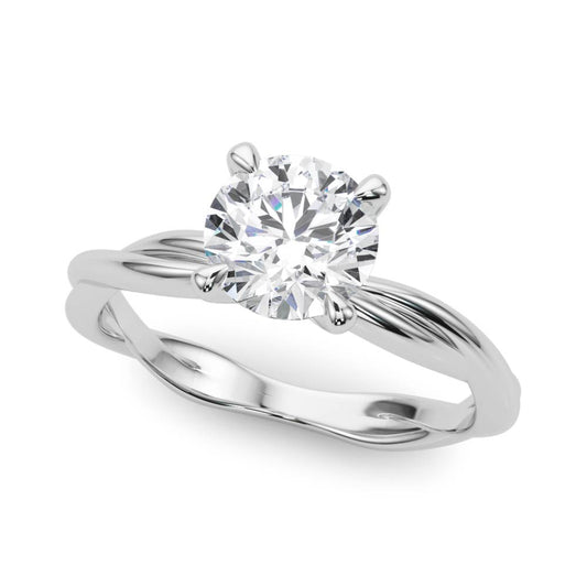 Echinopogon Unique Engagement Ring - Front