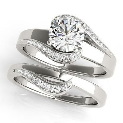 Verbena Engagement Engagement Ring - On Set