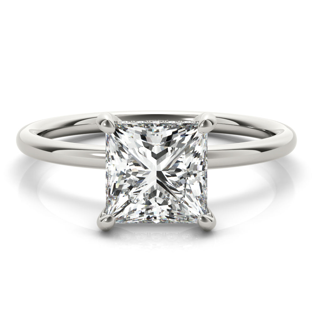 Hymenosporum Engagement Engagement Ring - On Set