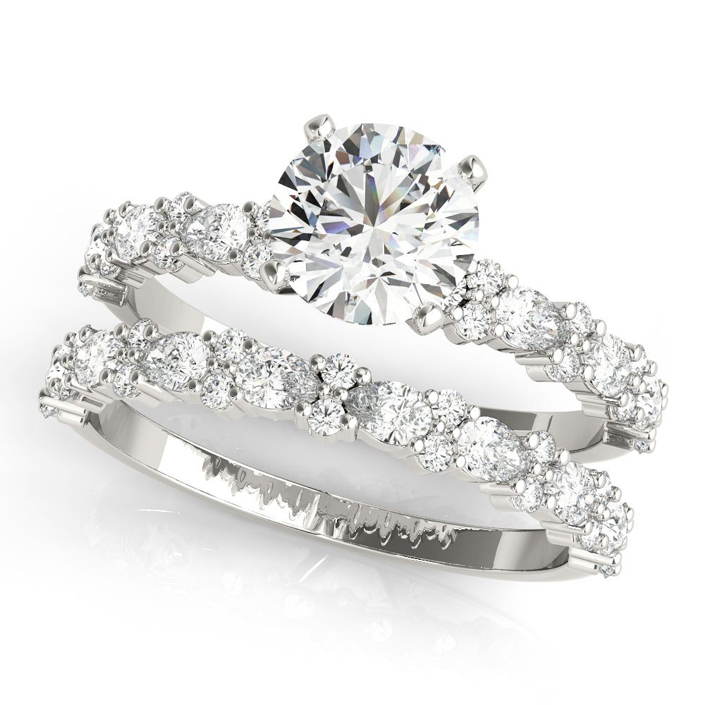 Quercus Engagement Engagement Ring - On Set