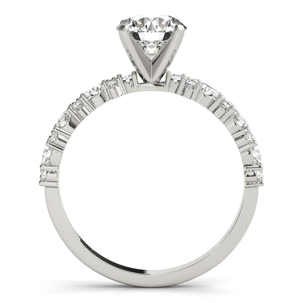 Quercus Engagement Engagement Ring - Side