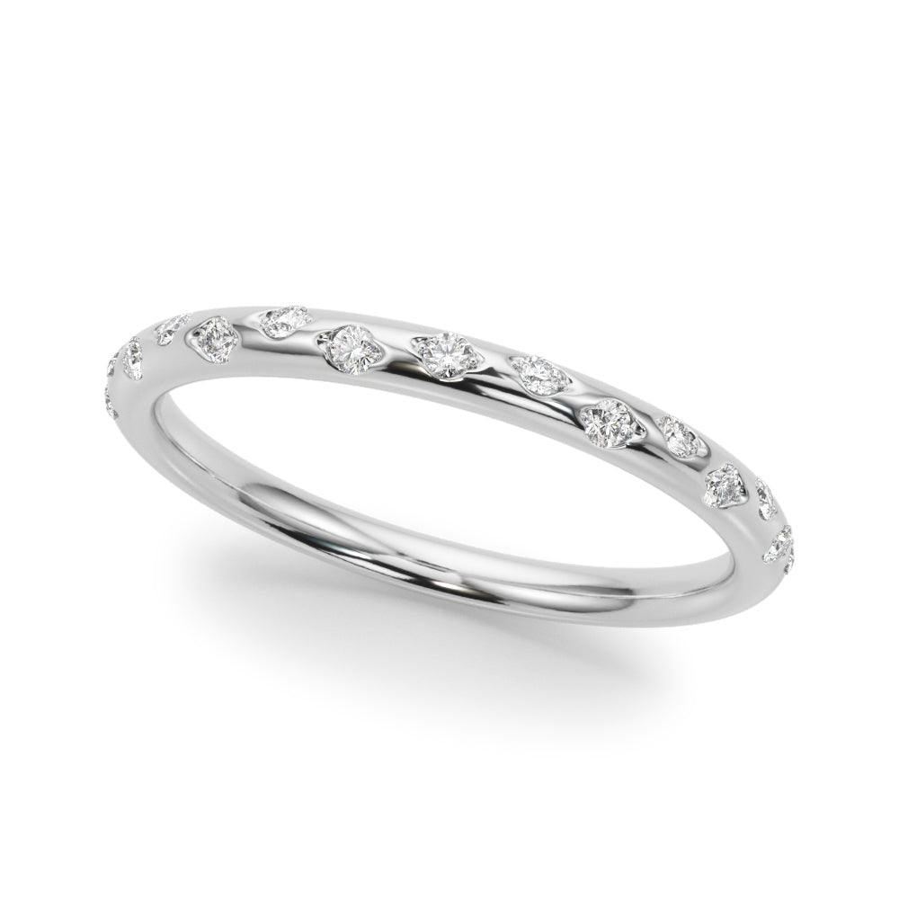 Wisteria Wedding Band, product view 3 | Southern Star Diamonds