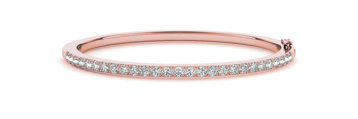 Lotus Traditional Bangle, product view 2 | Southern Star Diamonds