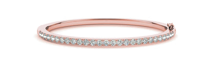 Lotus Traditional Bangle, product view 2 | Southern Star Diamonds