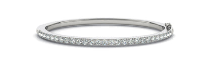Lotus Traditional Bangle, product view 3 | Southern Star Diamonds