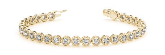 Bracelet In Line Prong Set