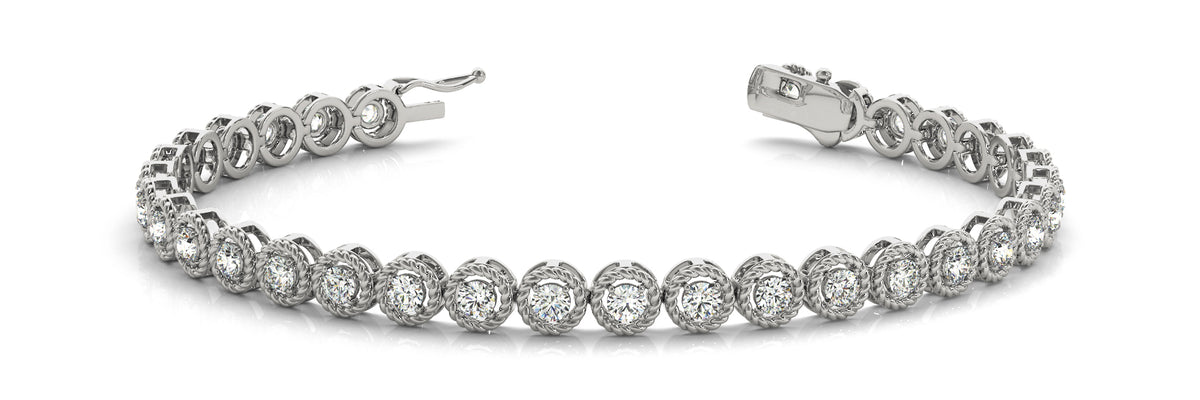 Rosalind Prong Set Tennis Bracelet, product view 3 | Southern Star Diamonds