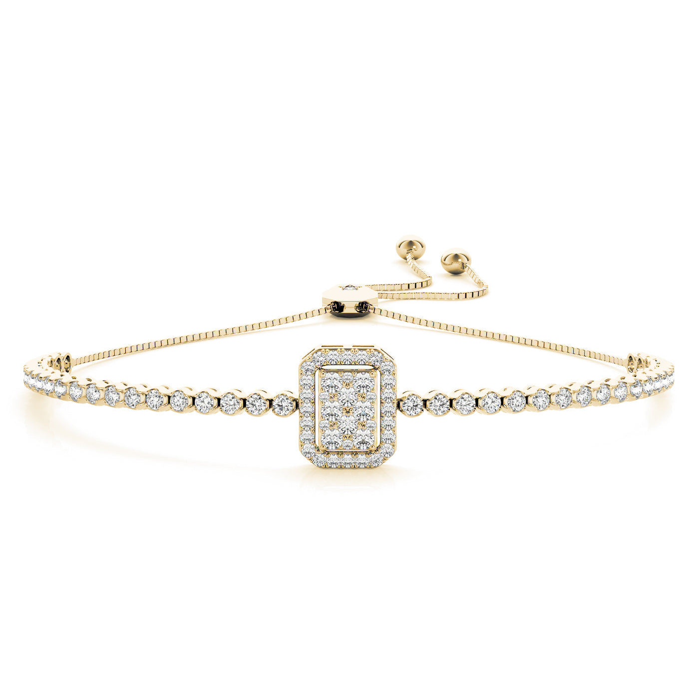 Cluster Adjustable Bracelet