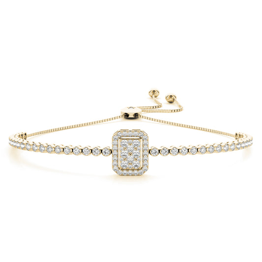 Cluster Adjustable Bracelet