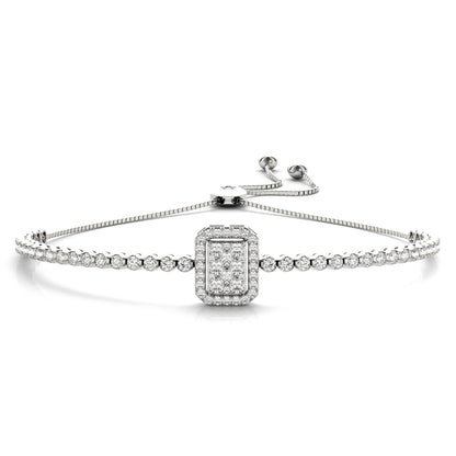 Cluster Adjustable Bracelet