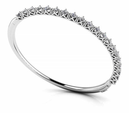 Amaryllis 4 Prong Bangle | Southern Star Diamonds