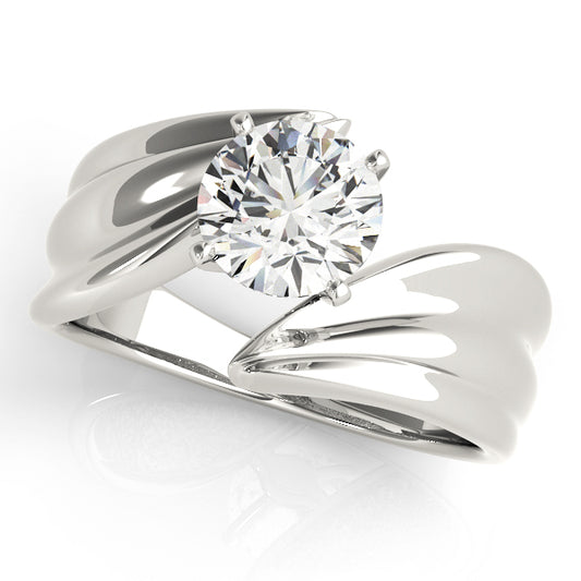 Notothlaspi Solitaire Engagement Ring - Front