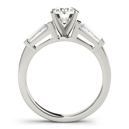 Trymalium Three Stone Engagement Ring - Side