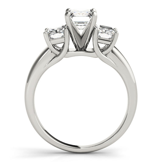 Geijera Three Stone Engagement Ring - Side