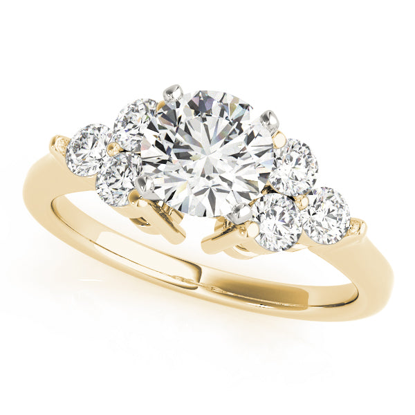 Engagement Rings Cluster Sides