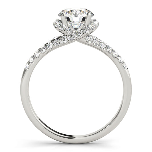 Wahlenbergia Multirow Engagement Ring - Side