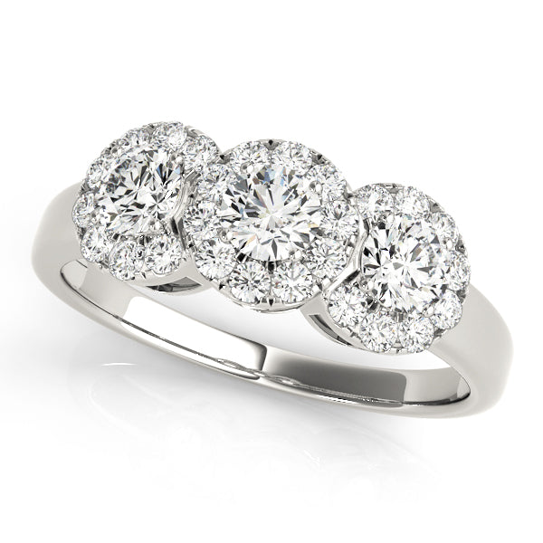 Calytrix Three Stone Engagement Ring