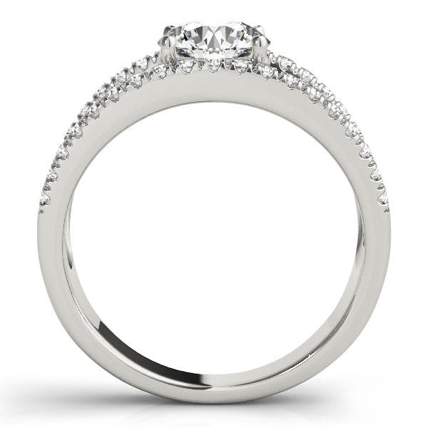 Iridomyrmex Multirow Engagement Ring - Side