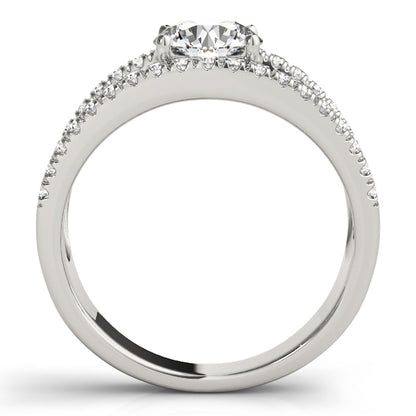 Iridomyrmex Multirow Engagement Ring - Side