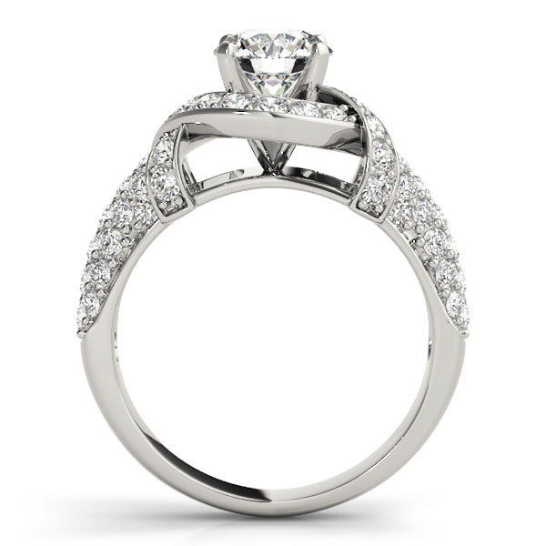 Jacaranda Multirow Engagement Ring - Side