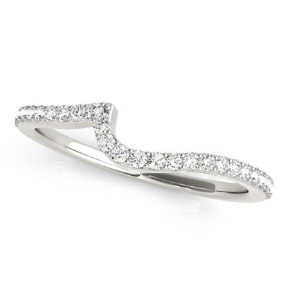 Curved Wedding Band — 84262-W, product view 3 | Southern Star Diamonds