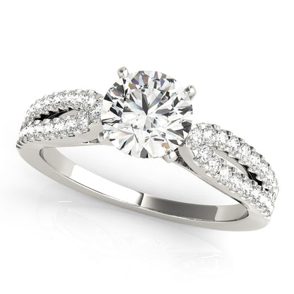 Viola Multirow Engagement Ring - Front
