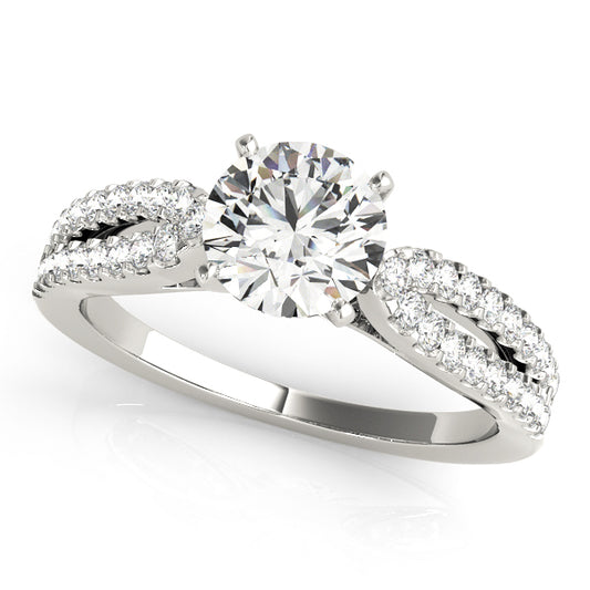 Viola Multirow Engagement Ring - Front