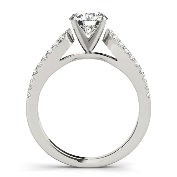 Viola Multirow Engagement Ring - Side