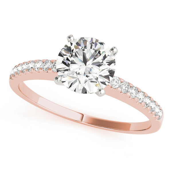 Rosea Pave Engagement Ring