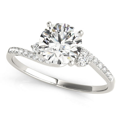 Rytidosperma Unique Engagement Ring - Front