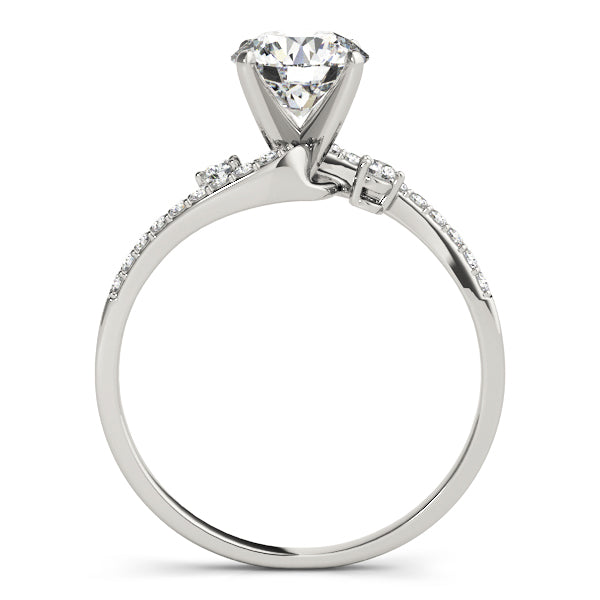 Rytidosperma Unique Engagement Ring - Side