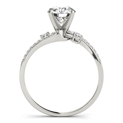 Rytidosperma Unique Engagement Ring - Side