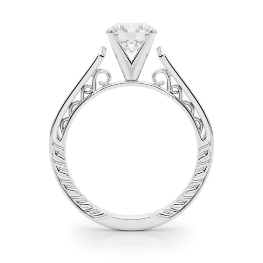 Diplolaena Unique Engagement Ring - Side