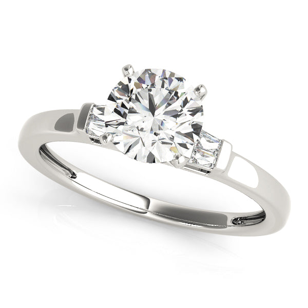 Inga Three Stone Engagement Ring