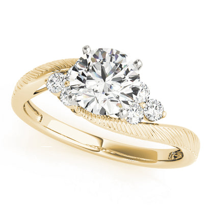 Macadamia Engagement Engagement Ring - Yellow Gold