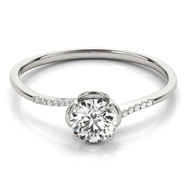Quintinia Engagement Engagement Ring - On Set