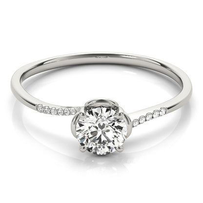 Quintinia Engagement Engagement Ring - On Set