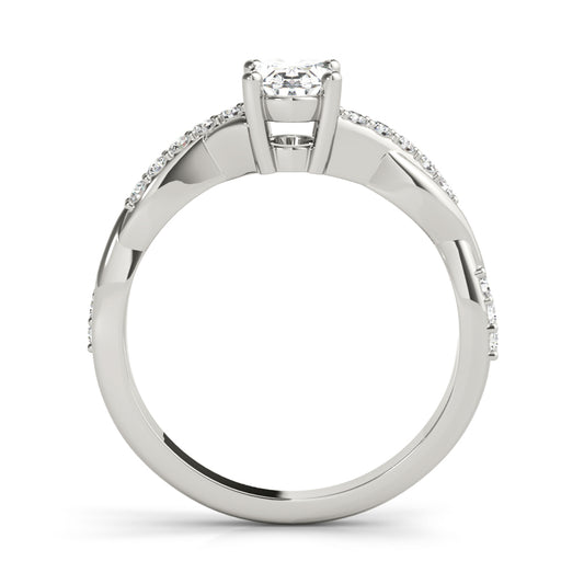 Aristida Unique Engagement Ring - Side