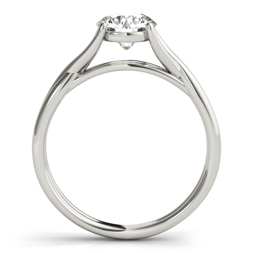 Xanthium Solitaire Engagement Ring - Side