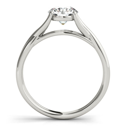 Xanthium Solitaire Engagement Ring - Side