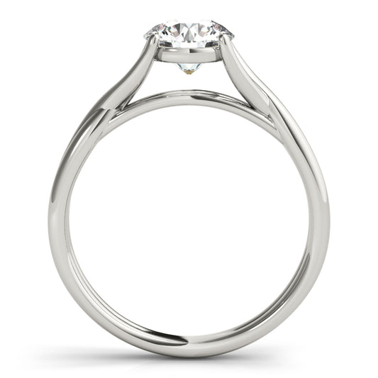 Xanthium Solitaire Engagement Ring - Side