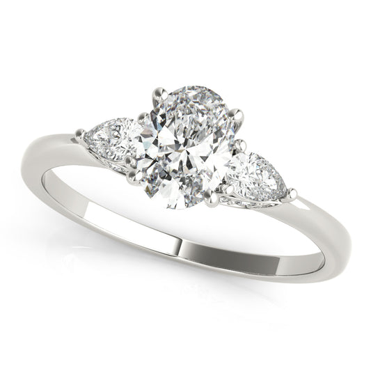 Davidson Unique Engagement Ring - Front