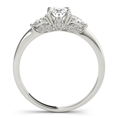 Davidson Unique Engagement Ring - Side