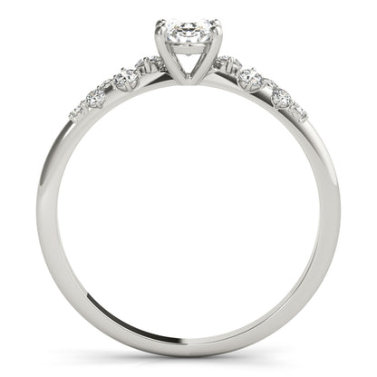 Osteospermum Unique Engagement Ring - Side